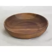 Wood holz tradicionalna polu-duboka cinija 35 x fi 185 mm ( 716 ) orah