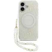 Originalni GUESS ovitek za iPhone 17 - MagSafe - Flowers Electro - GUHMP17SHCPOFPH