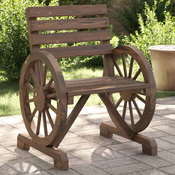 vidaXL vidaXL Vrtni stol 2 kosa 58x58x78,5 cm trden les jelke, (21095514)