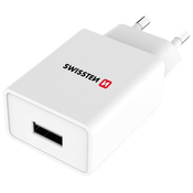 Swissten omrežni adapter Smart Ic 1X USB 1A Power White