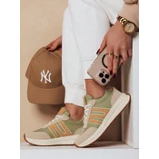 Sportowe sneakersy damskie RETRODA zielone Dstreet