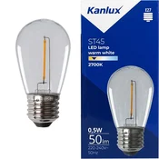 Kanlux LED žarnica E27 0,5W topla 26045