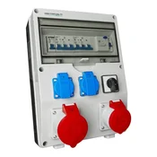 shumee Razdelilna omarica za stavbe ECO-S/FI 32A/5P 16A/5P 2x230V vtičnice Bals Doktorvolt 7938