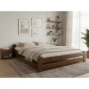 Ljubki dom Postelja Emily 180 x 200 cm hrast Posteljno dno: Lamelno posteljno dno, Vzmetnica: Vzmetnica Somnia 17 cm