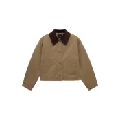 MANGO Prehodna jakna Garden oker/temno rjava