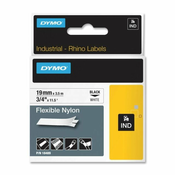 Dymo Rhino 18489 traka, 19mm x 3,5m, crno / bijela, savitljivi najlon