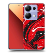 Silikonska prozirna maskica za Xiaomi Redmi Note 13 Pro 4G - Red black