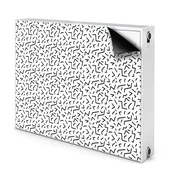 tulup.si Pokrov za radiator PVC Geometrijski vzorec 80x60 cm
