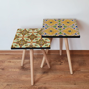 HANAH HOME Set 2 stočića 2Shp513 Multicolor