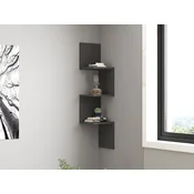 Hanah home Zidna polica Antracit