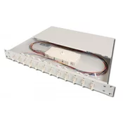 Optični panel 48cm LC 12x adapter Opt. kaseta, Pigtails OM3 Digitus