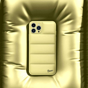 Puffer case pro Apple iPhone 12 Pro Max - Picasee Puffer - Žuta