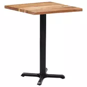 shumee vidaXL Noga za bistro mizo črna 56x56x72 cm lito železo