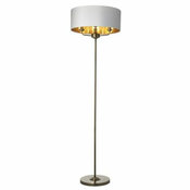 Endon 98935 - Podna lampa HIGHCLERE 3xE14/40W/230V bela/mesing
