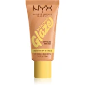 NYX Buttermelt Glaze Soft Glow Skin Tint puder za vse tipe kože 30 ml Odtenek 02 vanilla bean butta