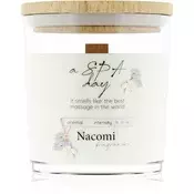 Nacomi Soy Candle Home Fragrances dišeča sveča z lesenim stenjem 140 g