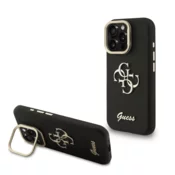 Guess Cam Stand GUHCP16LPCS4GSK ovitek za iPhone 16 Pro s stojalom - črn