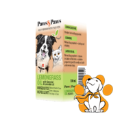 Paws&Paws Sprej Za Pse i Macke Protiv Komaraca, Limunska Trava, 100ml