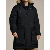 Sinsay - Puffer jakna s kapuljacom - crno
