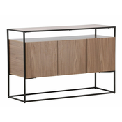 Omarica Dallas 3241 Oreh, Črna, 80x120x45cm, Les