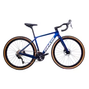 RINOS Sandman4.0 Carbon gravel kolo za cross country Shimano GRX400 Kros kolo karbon gramozno kolo iz ogljikovih vlaken, modra, 58 