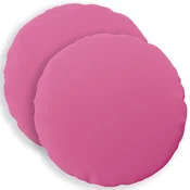 Vidaxl Prevleka za blazino 2 kos HEERLEN Roza Premer 40 cm Poliester