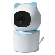 IMMAX NEO LITE SMART varnostna notranja kamera BABY, 355° 50°, P/T, Wi-Fi, 4MP, modra, TUYA