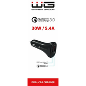 Winner Group - Auto punjac 2xUSB-A Power Delivery 30W crna