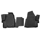 Rubber car mats Ford Transit / Tourneo Custom 2012-2018 (front, 3 seats)