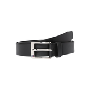 Tommy Hilfiger za moške. AM0AM08363 Usnjeni pas New Aly black (100 cm), Črna, Priložnostno