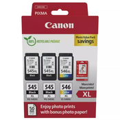 Komplet kartuš Canon 2x PG-545 XL in 1x CL-546 XL Photo Value Pack/Original