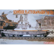 Model Kit karavan 6069 - SCHWERER PLATTFORMWAGEN TYPE SSY (1:35)