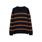Trendyol Pulover temno modra/rumena