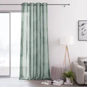 Zelena zavjesa PALM sa printom 140x250 cm