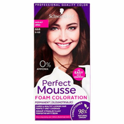 , Schwarzkopf Perfect Mousse trajna (Foam Color ation) lase (Foam Color ation) (Odtenek 4-65 (465) Čokoládově hnědý)