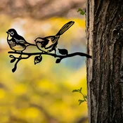 Aberto Design Dekorativna figura Bird On The Branch 04, 50x26 cm, 1.5 mm