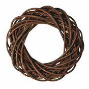 Rayher. Venec pleten, 30 cm x 7 cm, natur rjav