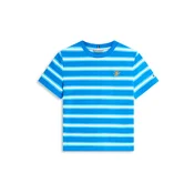 TOMMY HILFIGER Majica modra/svetlo modra/bela