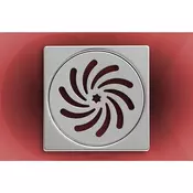 Podna rešetka 100x100mm inox 7250
