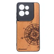 shumee Lesen ovitek Bewood za Motorola Edge 50 Neo TRAVELER MERBAU