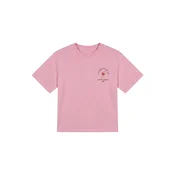 VERO MODA Majica VMPAULINA THEA zelena / eozin / vinsko rdeča / črna