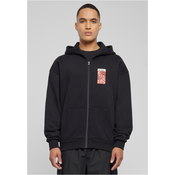 Puffer Peace Heavy Oversize Zip Hoody black