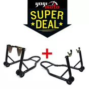 Univerzalno zadnje stojalo za motor + sprednje stojalo za motor - SUPER DEAL