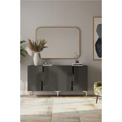 HANAH HOME Konzola Meyra 150 Anthracite Silver