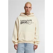 Mens hoodie For The Good cream