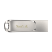 SanDisk Ultra Dual Drive Luxe USB Type-C 64GB 400MB/s USB 3.1 Gen 1, srebrn