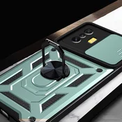 Overboard Oklepni ovitek za Xiaomi Poco F4 GT, CamShield Slide, zelen