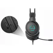 Slušalice s mikrofonom A4tech - Fstyler FH300U, crne