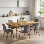 vidaXL Pravokotna miza 70 x 60 x 3,2 cm Pravokotna Masiven les akacije