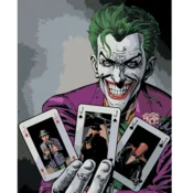 shumee Slikanje po številkah z okvirjem Slike za slikanje - Joker in karte 40x50 cm